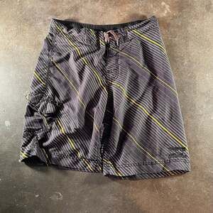 modern men's hypotenuse striped black billabong surfing board shorts men size 30